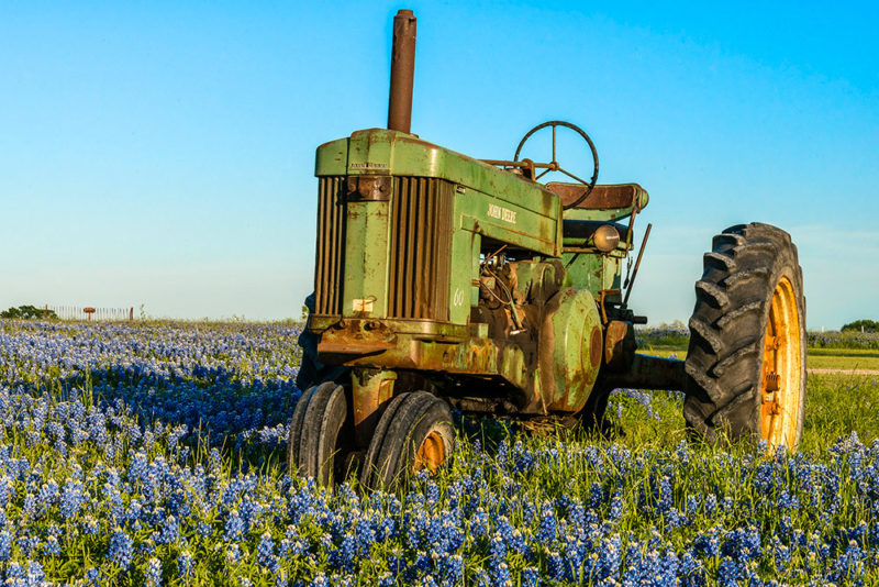 “Tractor in Ennis, Texas Howard Blichfeldt Photography